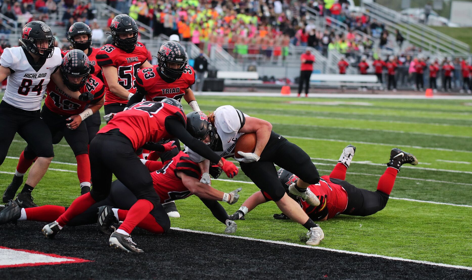 Highland vs. Triad football